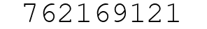 Number 762169121.