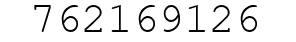 Number 762169126.