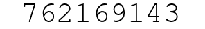 Number 762169143.