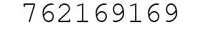 Number 762169169.