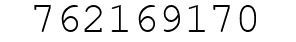 Number 762169170.