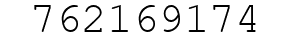 Number 762169174.