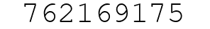 Number 762169175.