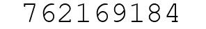 Number 762169184.
