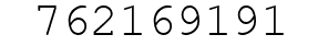 Number 762169191.
