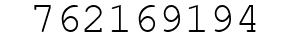Number 762169194.