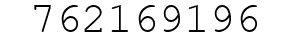 Number 762169196.