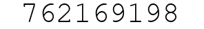 Number 762169198.