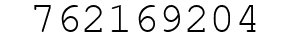 Number 762169204.
