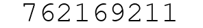 Number 762169211.