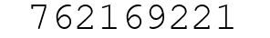 Number 762169221.