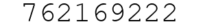 Number 762169222.