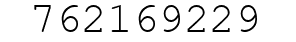 Number 762169229.