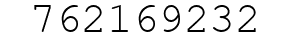 Number 762169232.