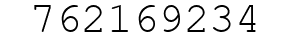 Number 762169234.