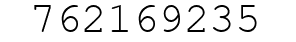 Number 762169235.