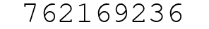 Number 762169236.