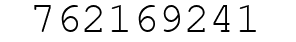 Number 762169241.