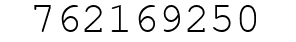 Number 762169250.