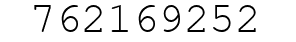 Number 762169252.