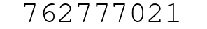 Number 762777021.