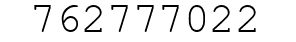 Number 762777022.