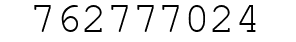 Number 762777024.