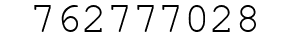 Number 762777028.