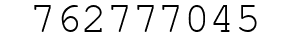 Number 762777045.