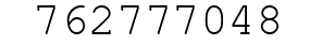 Number 762777048.