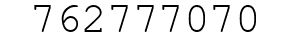 Number 762777070.