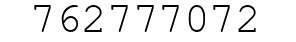 Number 762777072.