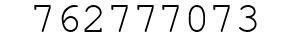 Number 762777073.