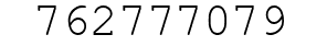Number 762777079.