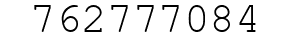 Number 762777084.