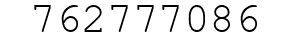 Number 762777086.