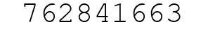 Number 762841663.