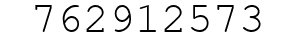 Number 762912573.