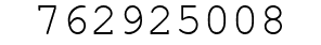 Number 762925008.