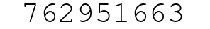 Number 762951663.