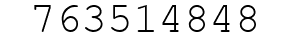 Number 763514848.