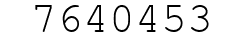 Number 7640453.