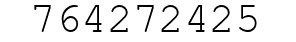Number 764272425.