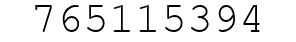 Number 765115394.