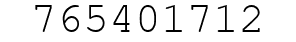 Number 765401712.