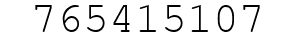 Number 765415107.