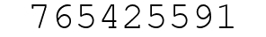 Number 765425591.
