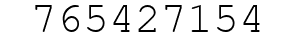 Number 765427154.