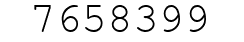 Number 7658399.