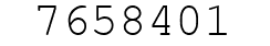 Number 7658401.
